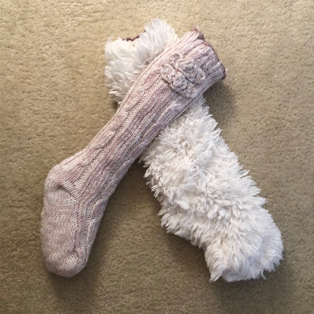 Knee High Stocking Slipper Socks